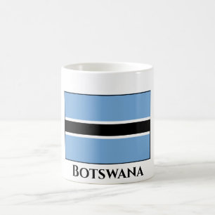 Botswana-Flagge Kaffeetasse