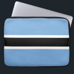 Botswana-Flagge Laptopschutzhülle<br><div class="desc">Ein ideales Geschenk für alle,  die Patrioten ihres Landes sind!</div>