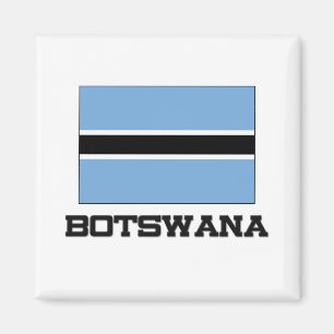 Botswana-Flagge Magnet