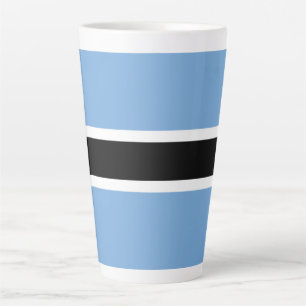 Botswana-Flagge Milchtasse