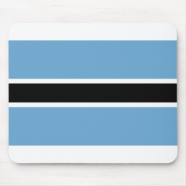 Botswana-Flagge Mousepad (Vorne)
