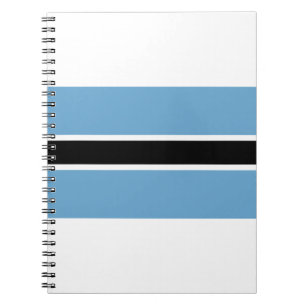Botswana-Flagge Notizblock