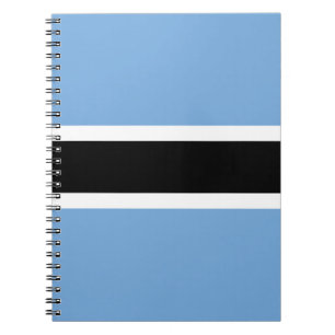 Botswana-Flagge Notizblock