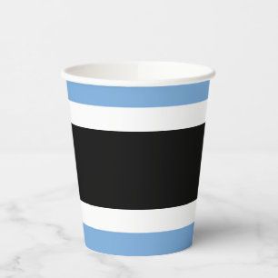 Botswana-Flagge Pappbecher