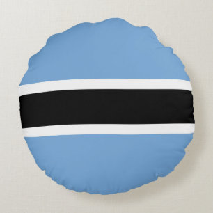 Botswana-Flagge Rundes Kissen