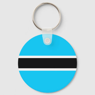 Botswana-Flagge Schlüsselanhänger