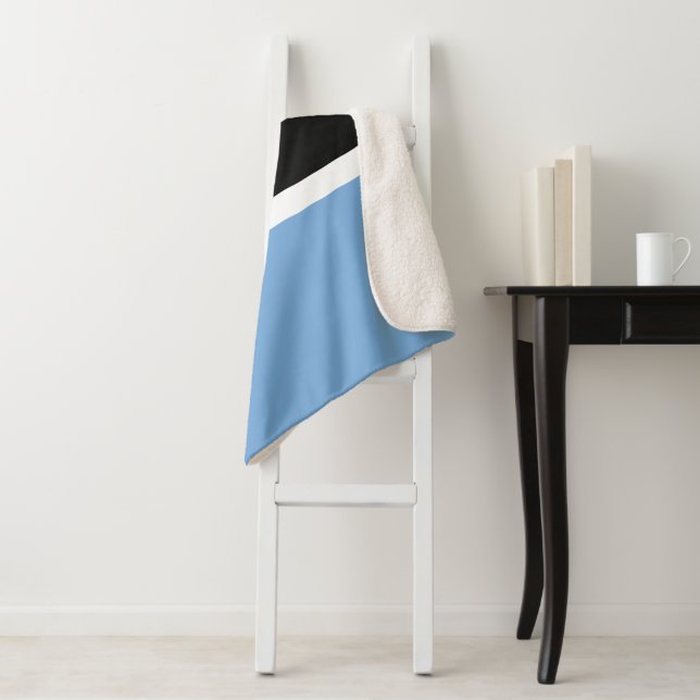 Botswana-Flagge Sherpadecke (Beispiel)
