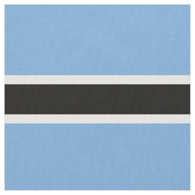 Botswana-Flagge Stoff (Nahaufnahme)