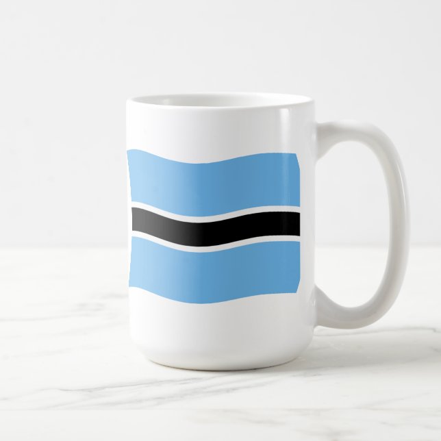 Botswana-Flagge Tasse (Rechts)
