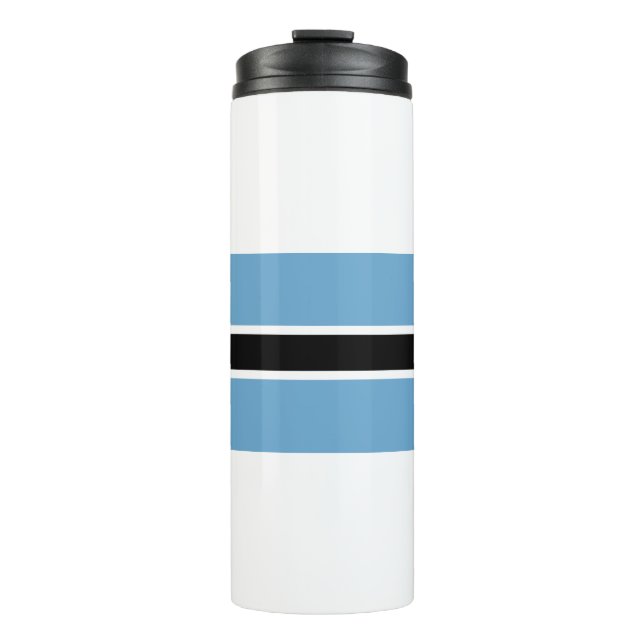 Botswana-Flagge Thermosbecher (Vorderseite)
