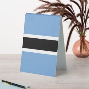 Botswana-Flagge Tischaufsteller