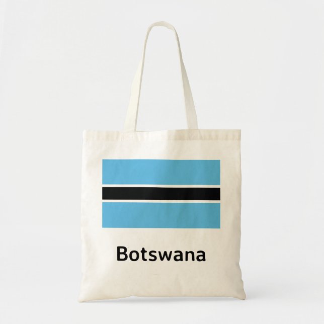 Botswana-Flagge Tragetasche (Vorne)