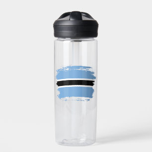 Botswana-Flagge Trinkflasche