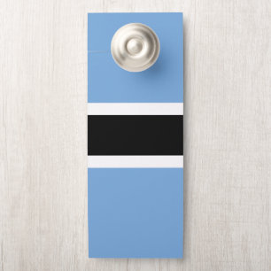 Botswana-Flagge Türanhänger