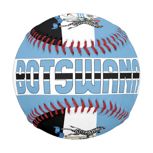 Botswana-Flagge und -mäntel, Patriotik für Waffen Baseball (Vorderseite)