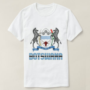 Botswana-Flagge und -mäntel, Patriotik T-Shirt