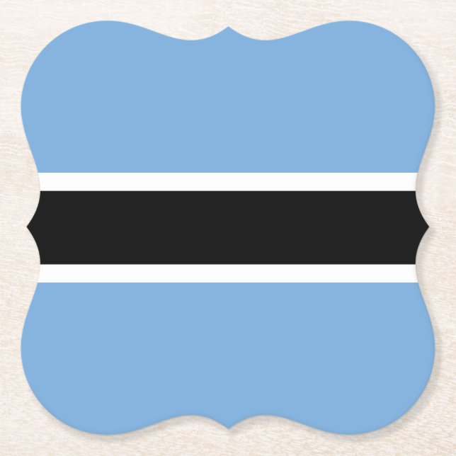 Botswana-Flagge Untersetzer (Vorderseite)