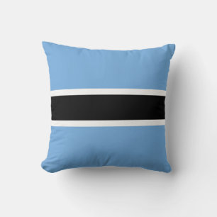 Botswana-Flagge x Flaggenkissen Kissen