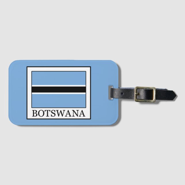 Botswana Gepäckanhänger (Vorderseite (Horizontal))