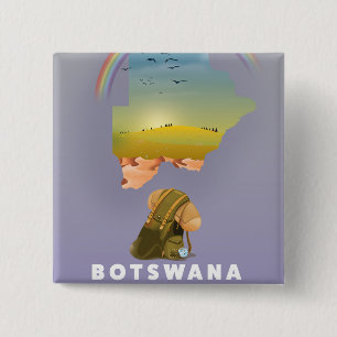 Botswana-Karte Button