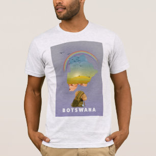 Botswana-Karte T-Shirt