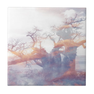 Botswana Kubu Island Baobab Tree Fliese