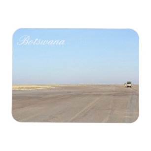 Botswana Landscape Salt Pans Savannah Magnet