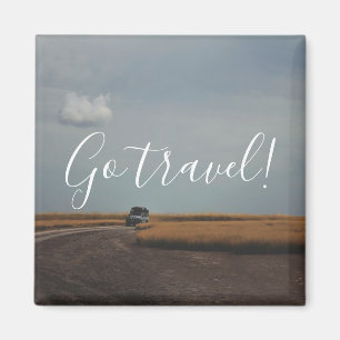 Botswana Makgadikgadi Pans de sel Go Travel Magnet