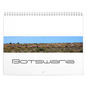 Botswana Nature Kubu Baobab Insel Makgadikgadi Kalender