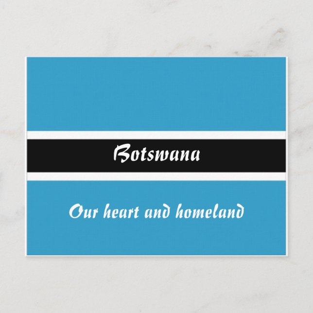 Botswana Postkarte (Vorderseite)