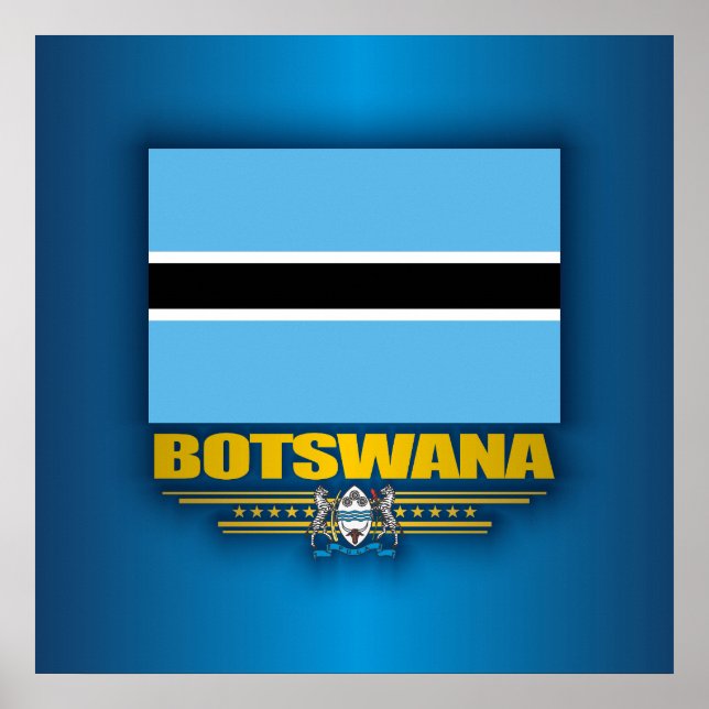 Botswana Pride Poster (Vorne)