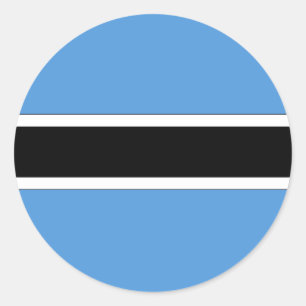 Botswana Runder Aufkleber