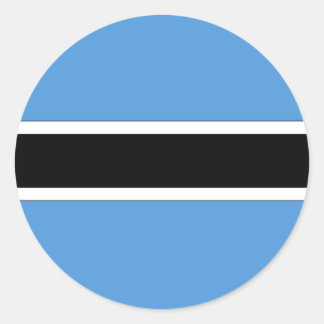 Botswana Runder Aufkleber