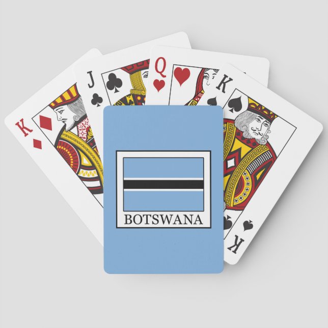 Botswana Spielkarten (Rückseite)