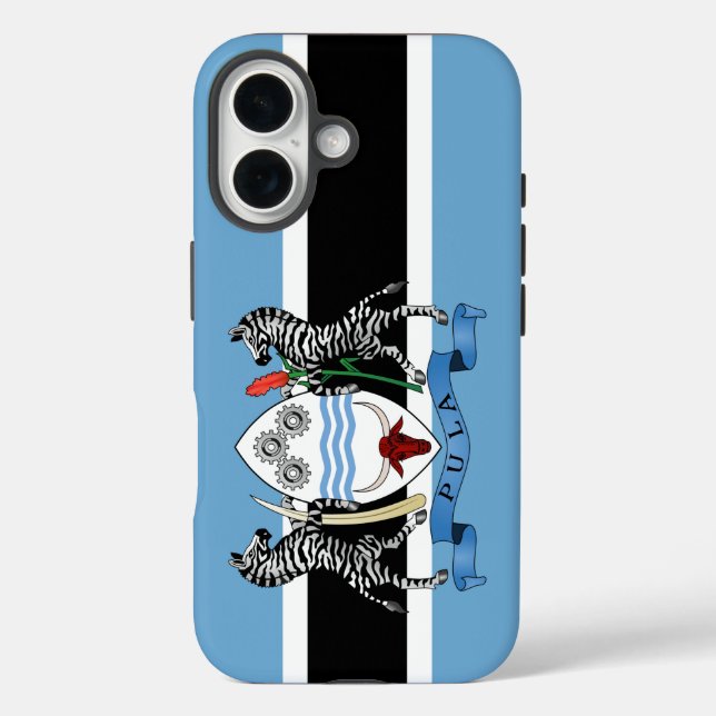 Botswana-Wappen/Flag-Case-Mate-iPhone iPhone 16 Hülle (Rückseite)