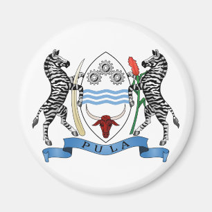 Botswana-Wappen Magneten Magnet