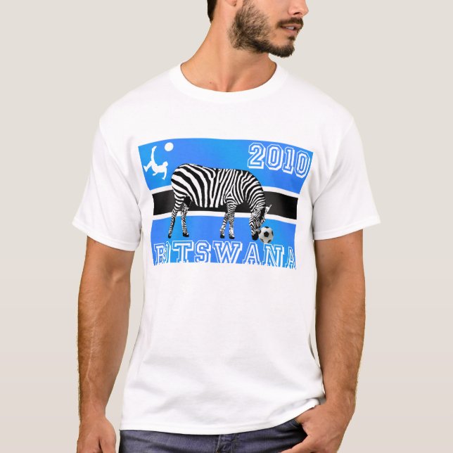 Botswanazebras-FußballT - Shirt 2010 (Vorderseite)