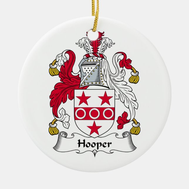 Böttcher-Familienwappen Keramik Ornament (Vorne)