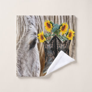 Botte de Cheval Cowboy Tournesols
