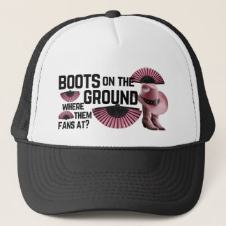 bottes au sol casquette