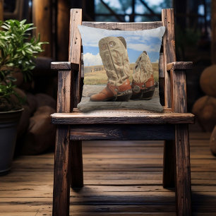 Bottes et stimule le Coussin occidental