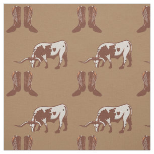 Bottes et tissu occidental de boeuf avec le boeuf