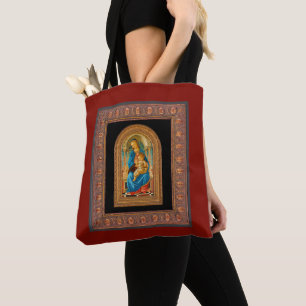 Botticelli (1445-1510) Madonna & Child Enthroned C Tasche