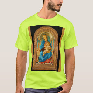 Botticelli (1445-1510) Madonna & Child Enthroned T-Shirt