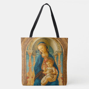 Botticelli (1445-1510) Madonna & Child Enthroned Tasche