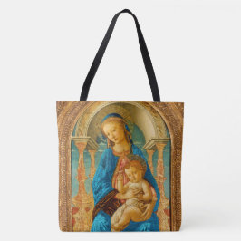 Botticelli (1445-1510) Madonna & Child Enthroned Tasche