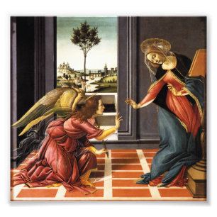 Botticelli Annunciation Fotodruck