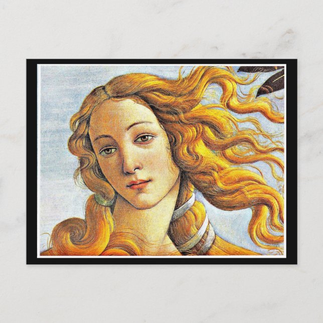 Botticelli, Carte postale de la naissance de Vénus (Devant)
