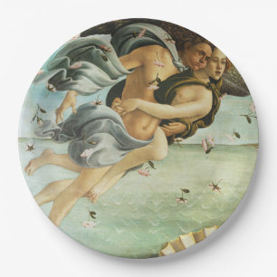 Botticelli "Die Geburt der Venus - Zephyr & Chlori Pappteller