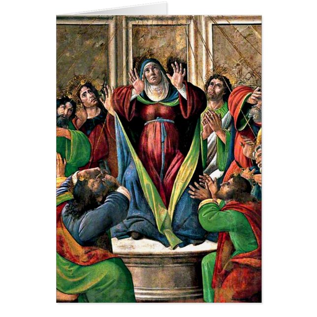 Botticelli - Die Herabkunft des Heiligen Geistes (Vorne)